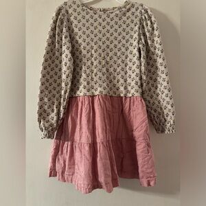 Mini Boden Dress size 5 6 floral long sleeve